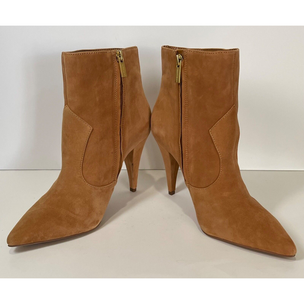 Vince Camuto Women's Azentela Ankle Booties Size 8.5 Brown Suede Golden Walnut - Picture 6 of 16